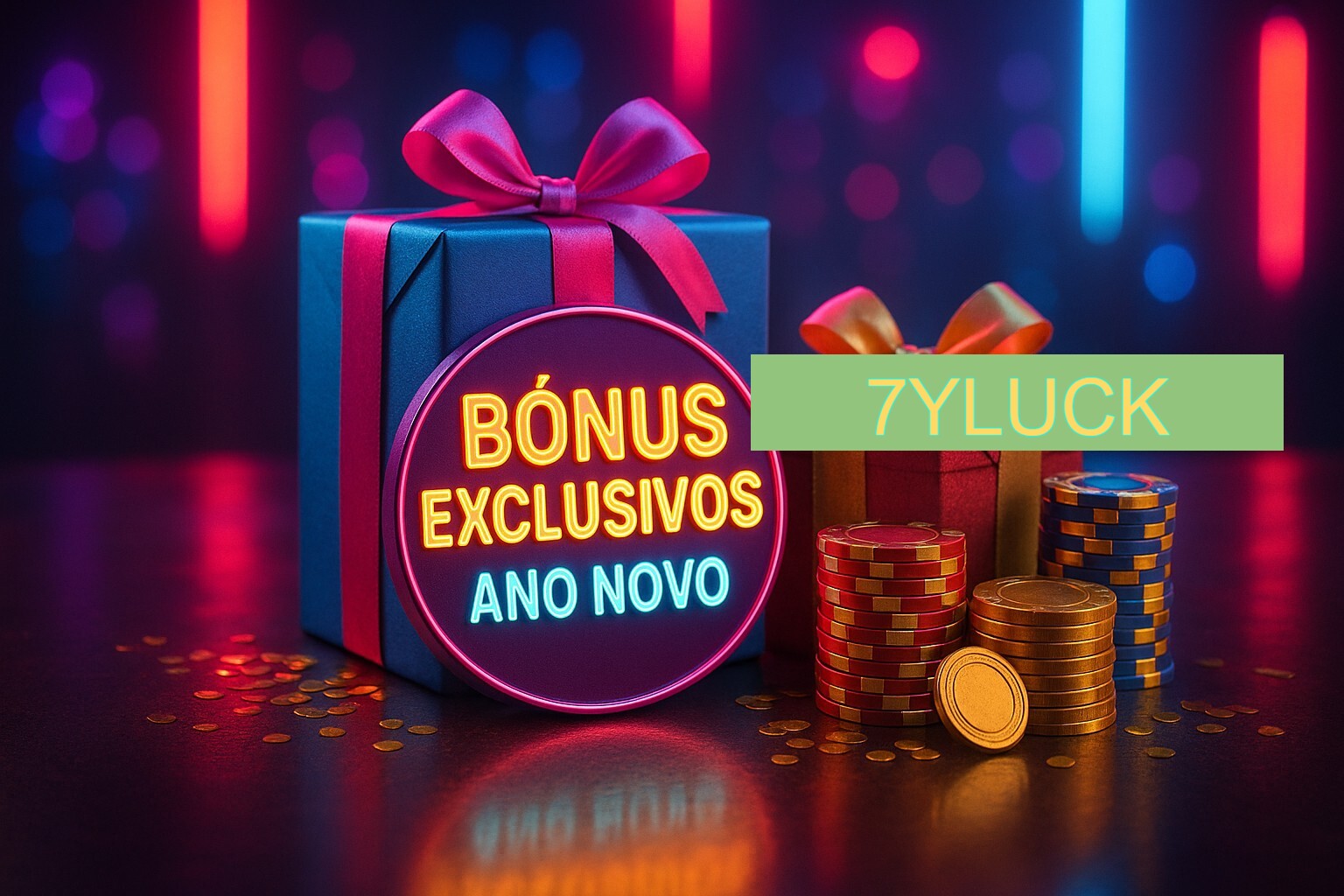 Promoções de Ano Novo no 7YLUCK